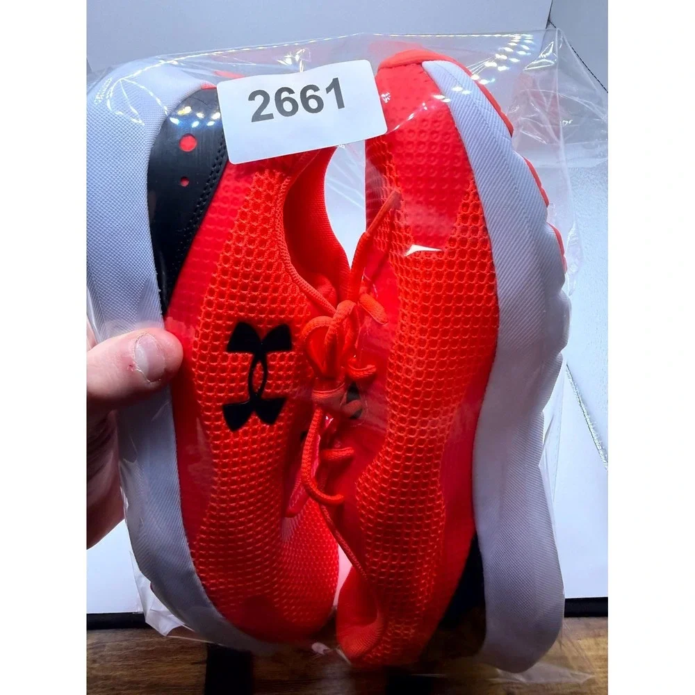 Under Armour Surge 3 3024883-800 Mens 10 Sneaker‎ After Burn Mesh Running Shoes